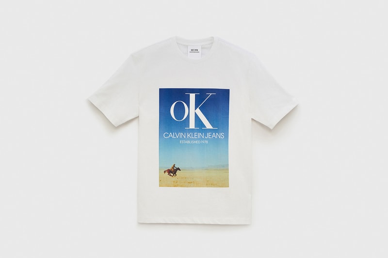 CALVIN KLEIN EST. 1978 Collection Logo T-shirt White Blue