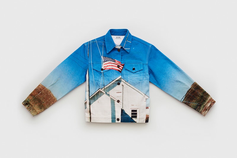 CALVIN KLEIN EST. 1978 Collection Trucker Jacket Blue Brown