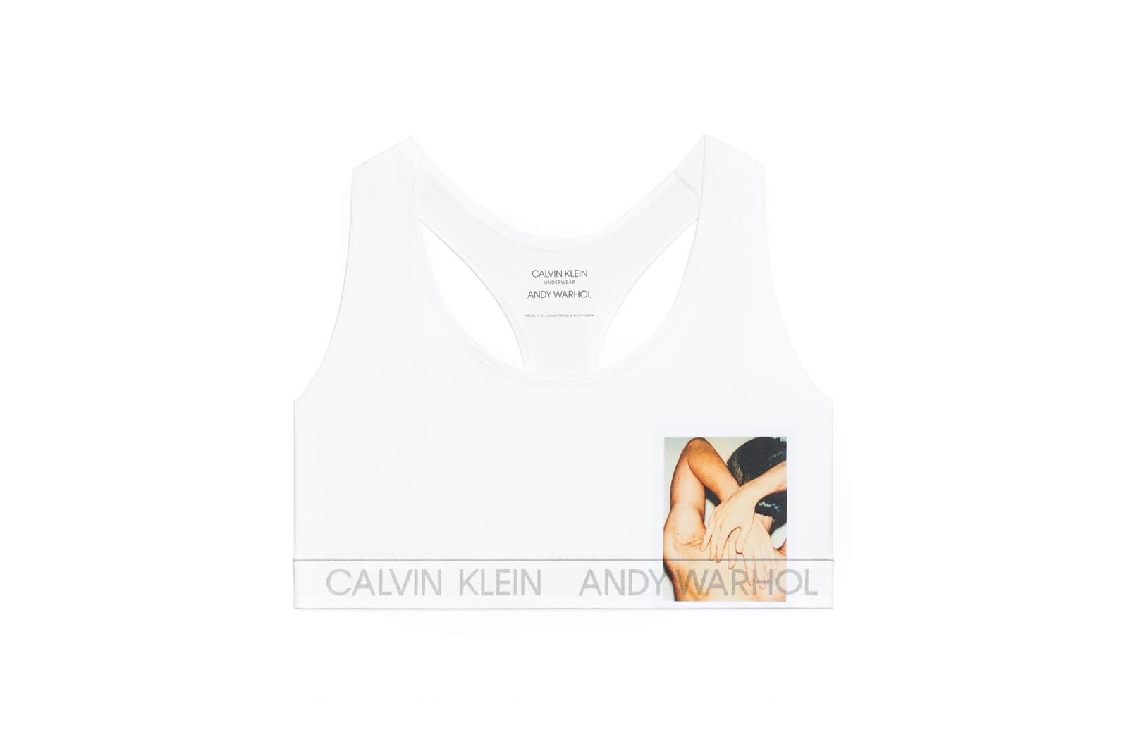 Calvin Klein Underwear Andy Warhol Bras Tanks T Shirts White Lookbook
