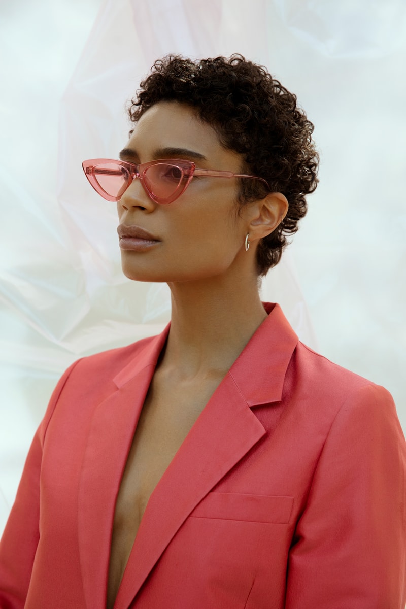 CHIMI See Through Collection Cat Eye Sunglasses #006 Guava