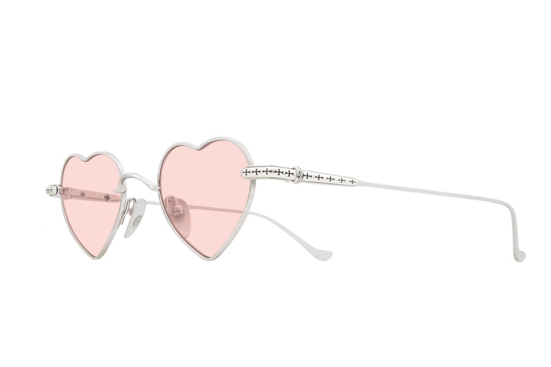 Chrome Hearts Sunglasses Heart Shape Sunnies Shades Accessories Love Yellow Pink Black Brown Frame Design
