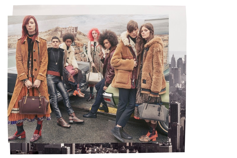 Coach Fall 2018 Campaign Jackets Brown Maroon Dreamer Bag Grey Cream
