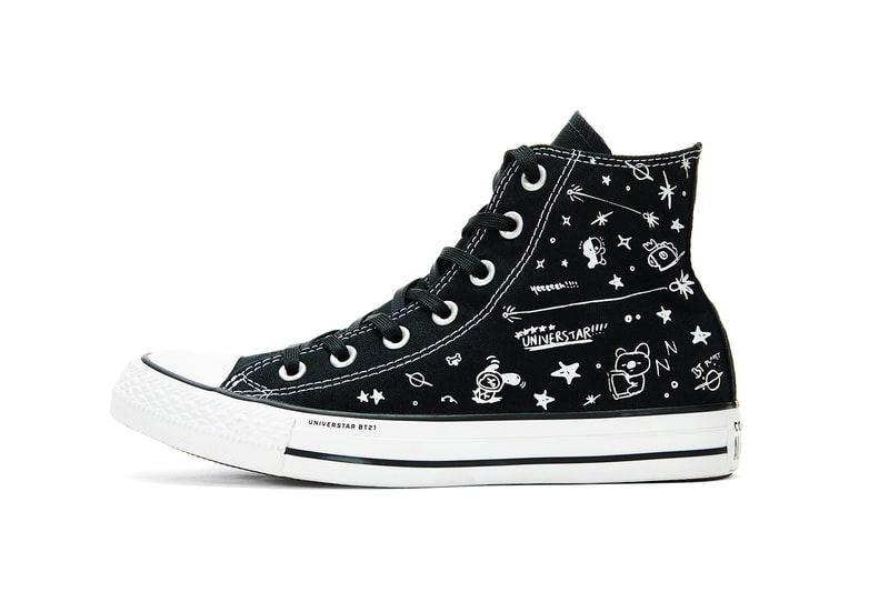 converse chuck taylor all star hi ox line friends bts bt21 collaboration