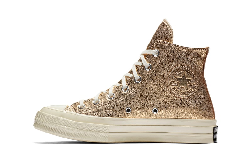 Converse Heavy Metallic Chuck 70 One Star Gold