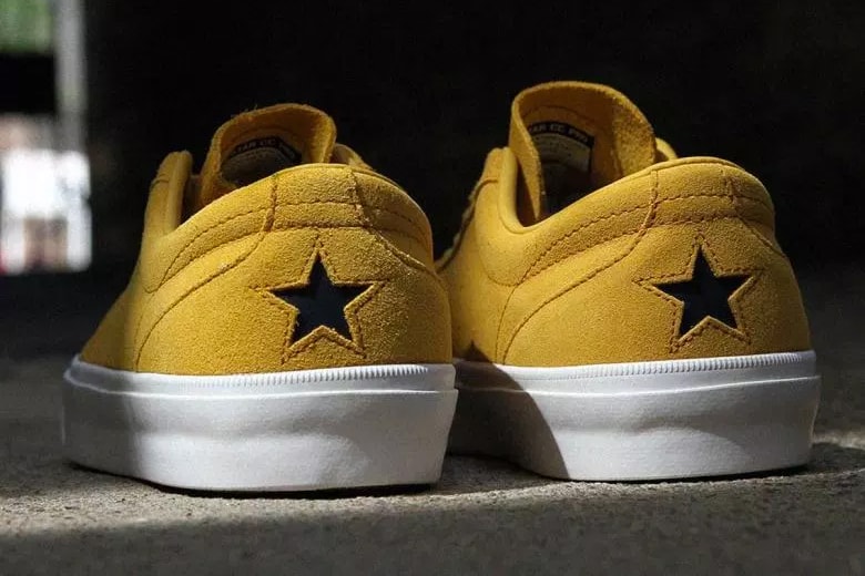 converse one star cc pro ox suede purple yellow new logo redesign