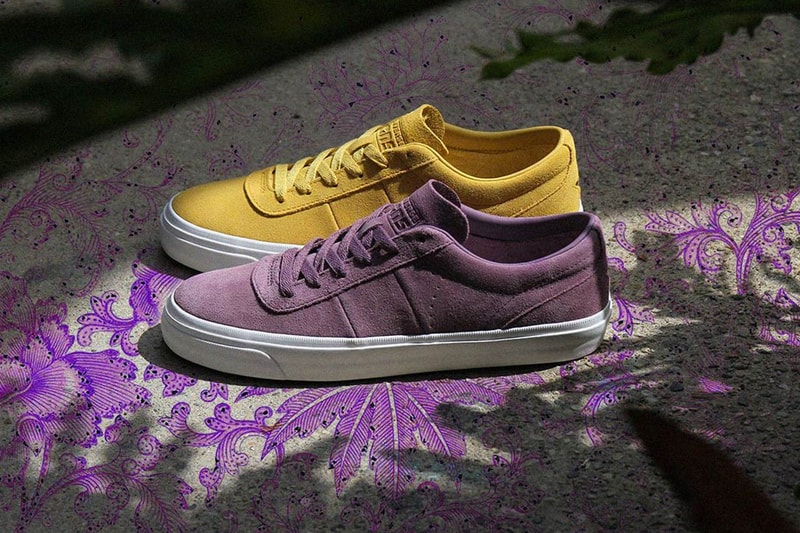 converse one star cc pro ox suede purple yellow new logo redesign