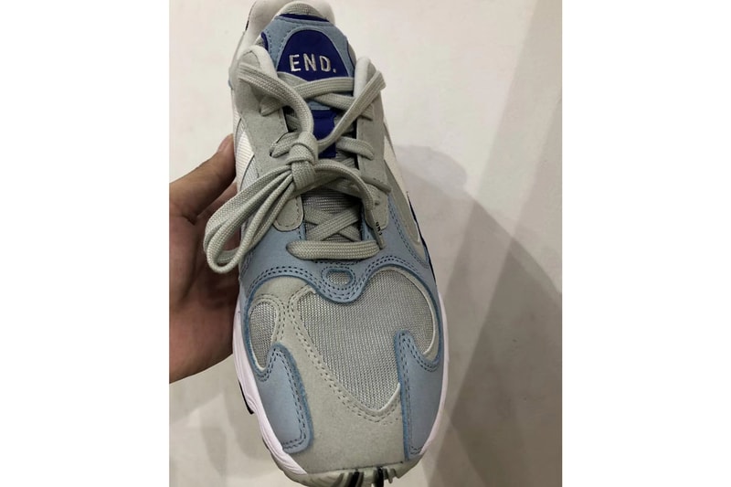END. x adidas Originals Yung-1 Blue Grey