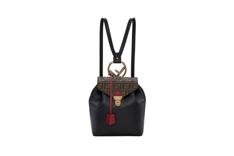 fendi mini logo backpack Back To School Backpack, Red One Size 8.5 length x 9 height x 4.5 width. Fendi's Logo Flap Backpack in