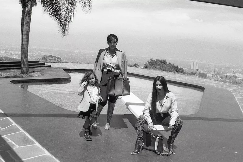 Fendi Peekaboo Campaign North West Kim Kardashian Kris Jenner