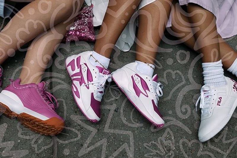 FILA Unveils an Exclusive Collection of Pink Sneakers at Champs Sports