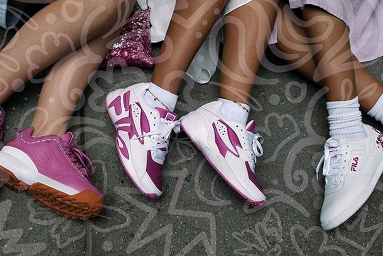 FILA Unveils an Exclusive Collection of Pink Sneakers at Champs Sports