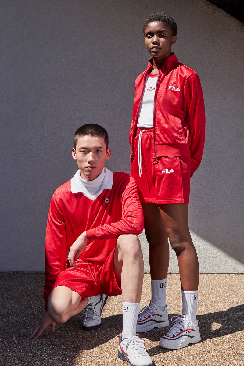 fila fall winter 2018 fw18 heritage collection archive football tracksuits
