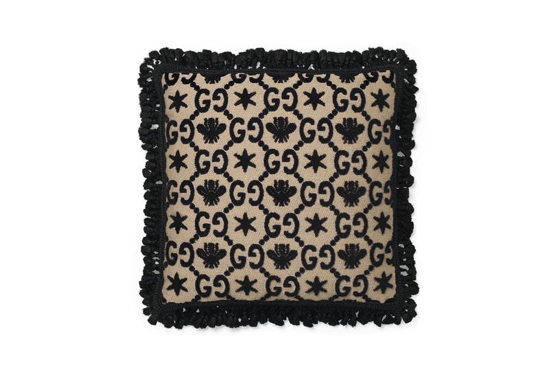 Gucci Decor Collection Candles Chair Stool Pillow Monogram Plates Porcelain Cups Alessandro Michele