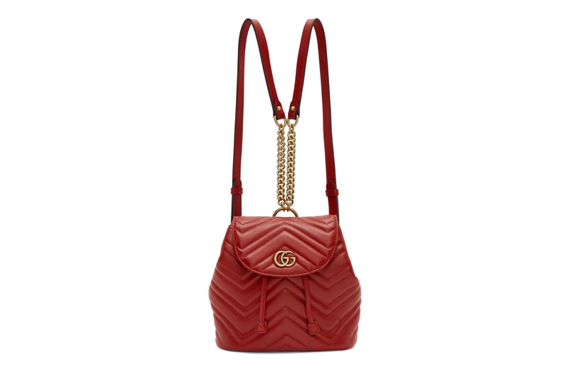 gucci marmont mini backpack GG a signature collection of the House Gucci GG Marmont Backpack |