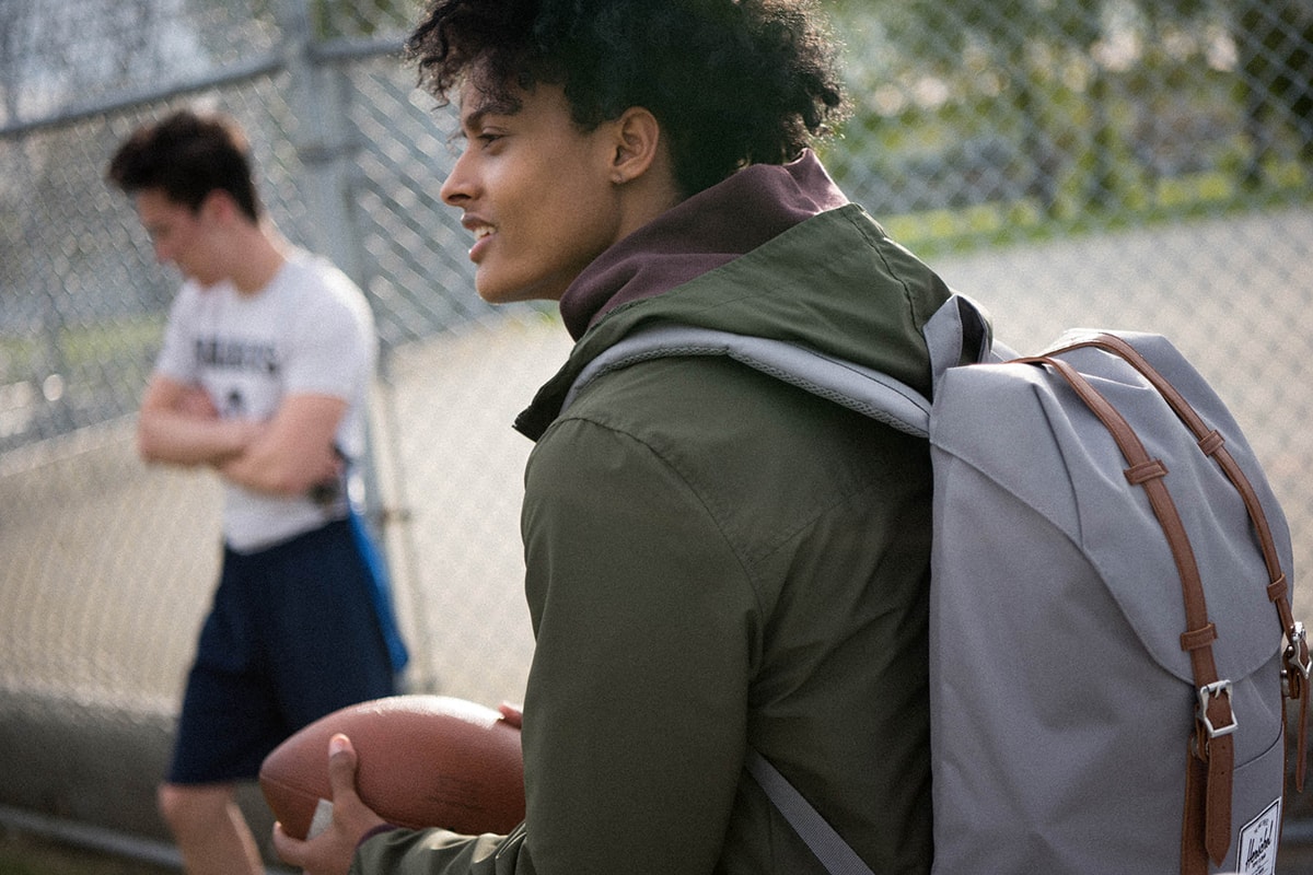 herschel backpack advert Retreat Supply Co. USA Herschel Supply Look Forward Campaign