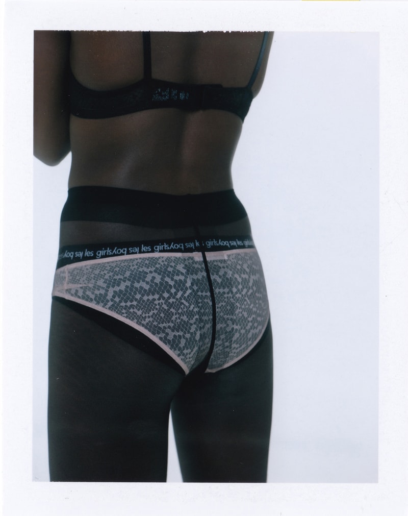 les girls les boys campaign beauty standards Fabien Montique polaroids lingerie unisex