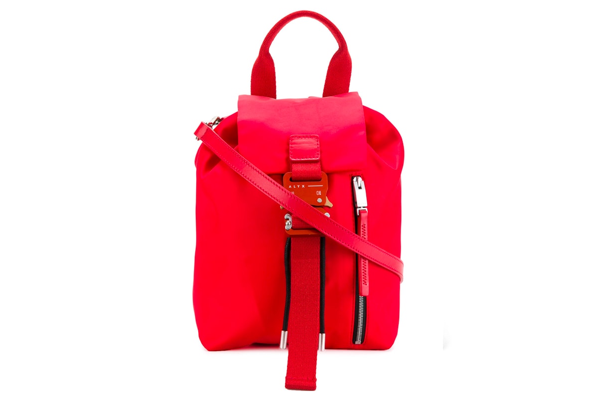 Alyx Matthew Williams Baby X Mini Backpack Red Lookbook