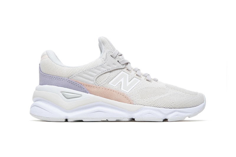 New Balance X90 Chunky Dad Sneaker Moonbeam Flat White Black