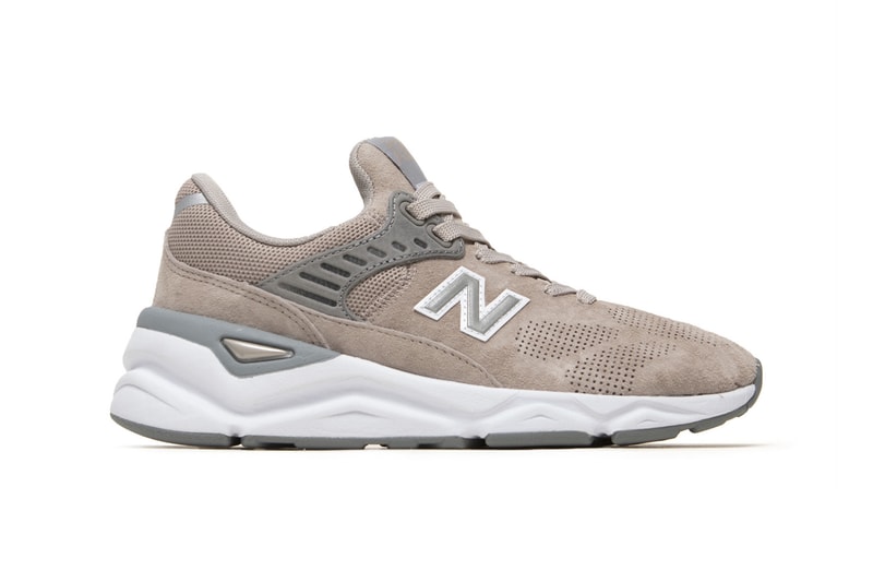 New Balance X90 Chunky Dad Sneaker Moonbeam Flat White Black