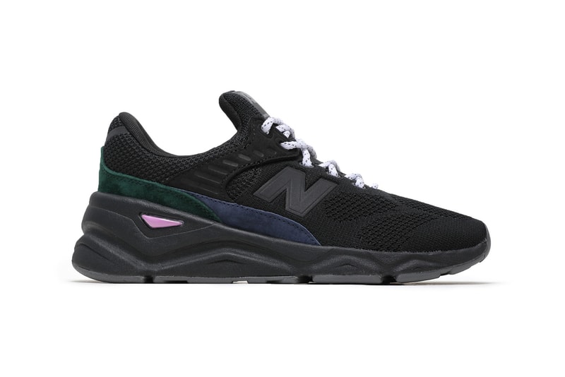 New Balance X90 Chunky Dad Sneaker Moonbeam Flat White Black