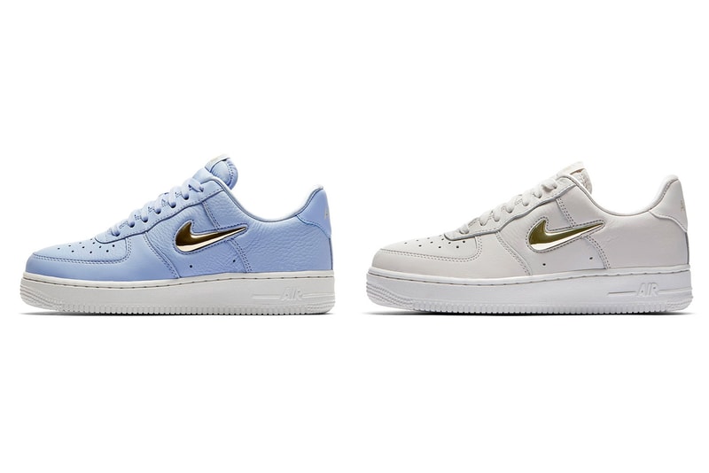 Nike Air Force 1 Jewel Pack Phantom Royal Tint Metallic Gold Star