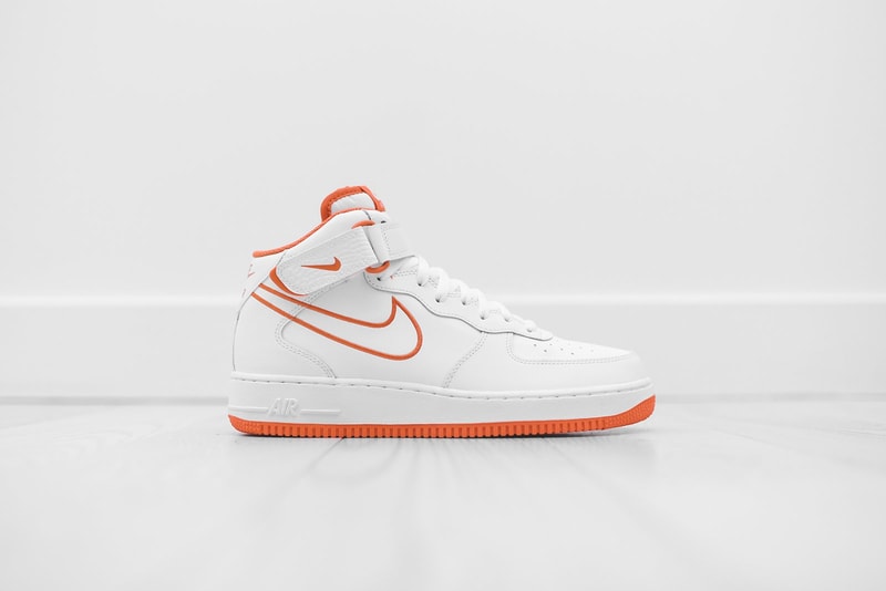 nike air force 1 mid terra orange kith leather strap