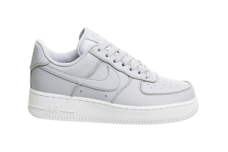 Nike Air Force 1 Wolf Light Grey Silver Glitter Women's Sneakers