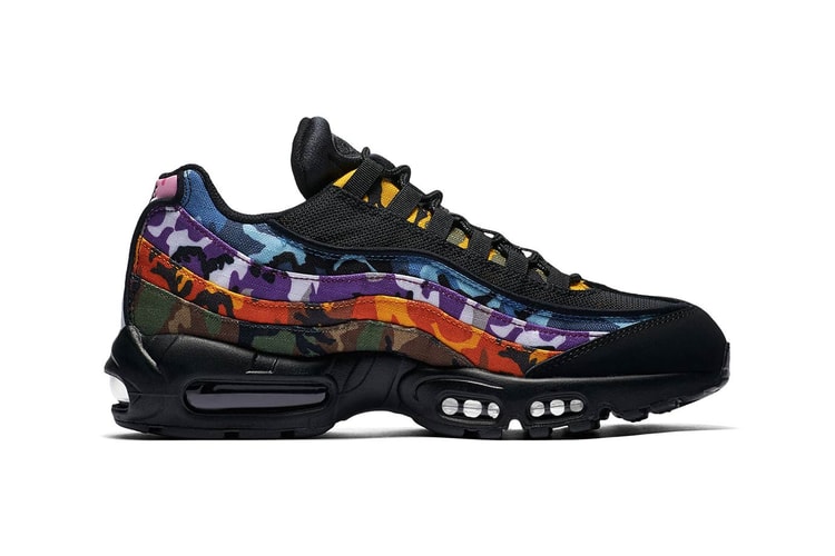 Nike's New Air Max 95 Is Covered in Pink, Purple & Blue Camo