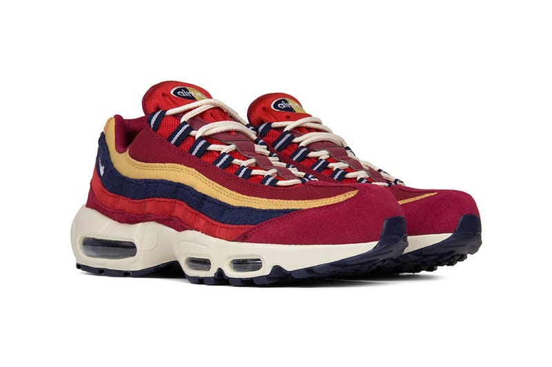 nike air max 95 premium trainers in red