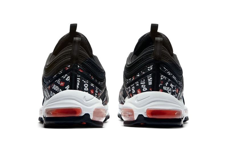 nike air max 97 just do it black slogan retro