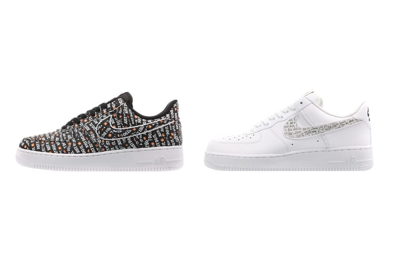 Nike's "Just Do It" Pack Features New Air Force 1 Low Designs