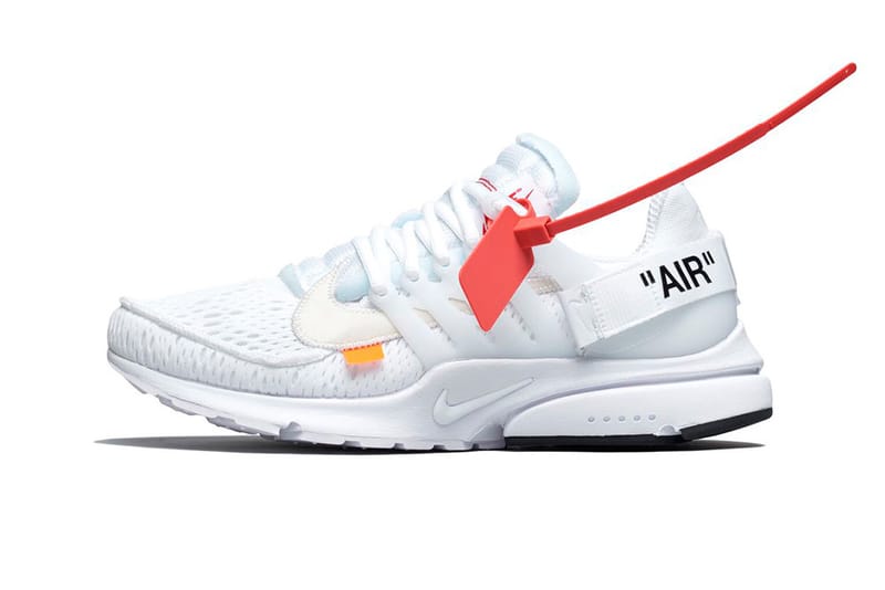 Peep the Official Store List for Off-White™ x Nike's Air Presto in White