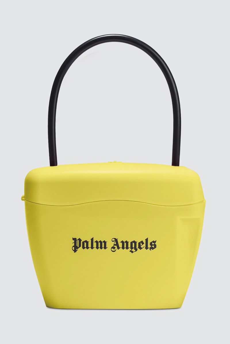Palm Angels Plastic Padlock Bag Red Black White Yellow Blue Green Orange Handbag