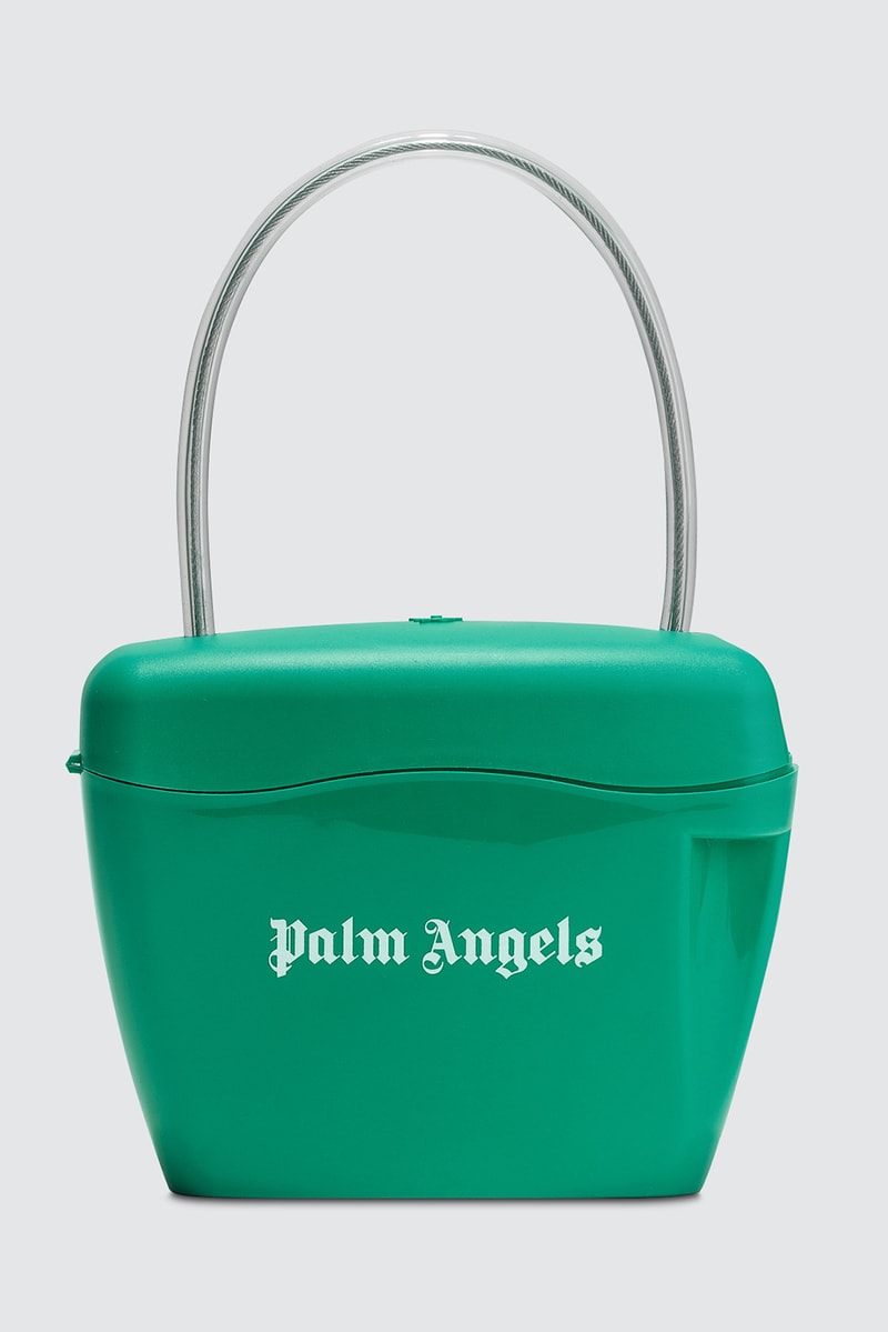 Palm Angels Plastic Padlock Bag Red Black White Yellow Blue Green Orange Handbag
