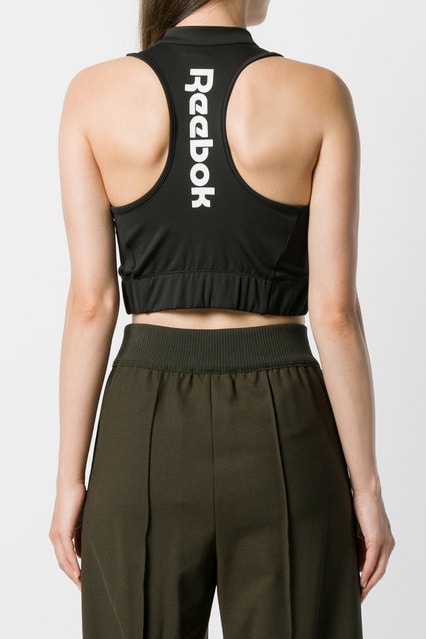 Reebok Cropped Logo Tank Black
