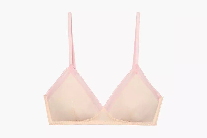 Rihanna Savage X Fenty Lingerie Lightweight Microfiber Bralette Dusty Peach