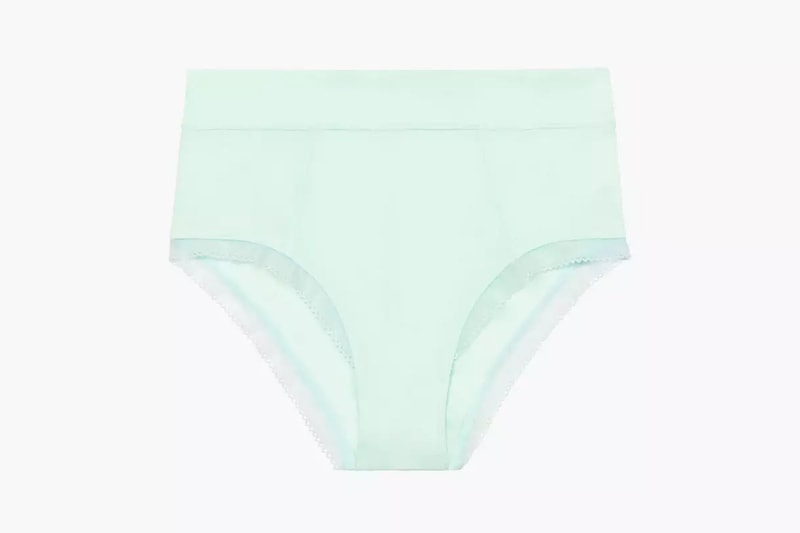 Rihanna Savage X Fenty Lingerie Stretch Microfiber High-Waist Brief Bay Green
