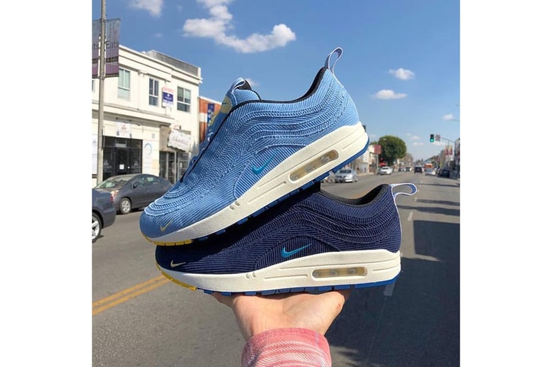 Sean Wotherspoon Nike Air Max 1/97 Blue Sample Pack