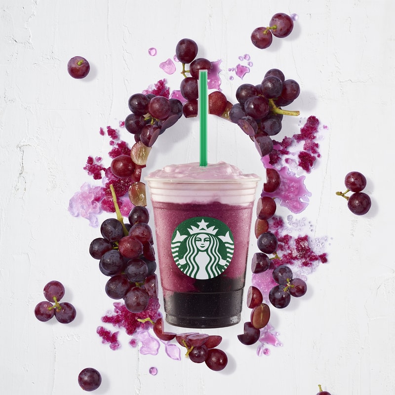 starbucks yogurt peach apricot frappuccino frap ruby red grape blended juice drink instagram