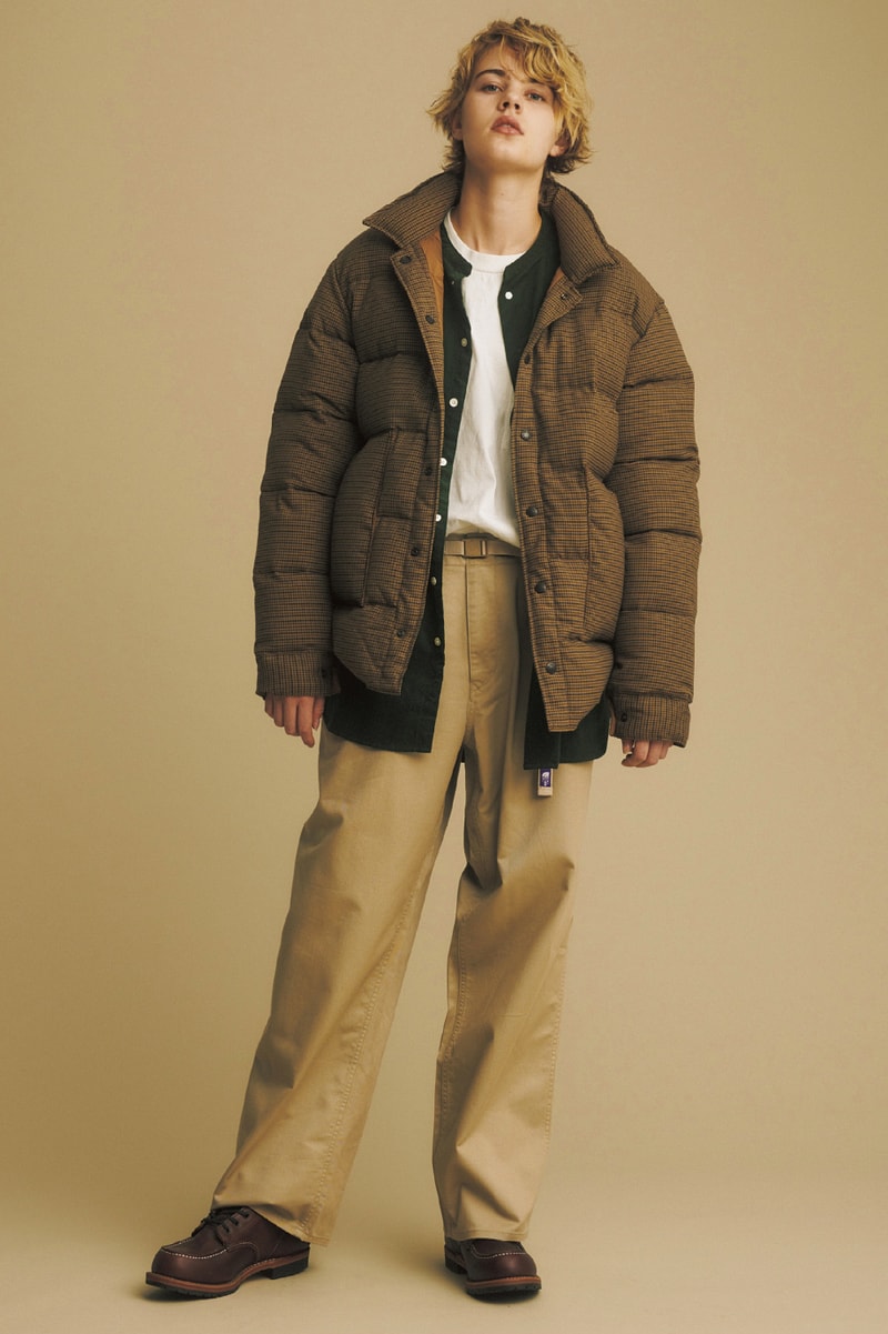 the north face purple label fall winter lookbook nanamica shearling parkas puffer jackets japanese fashion