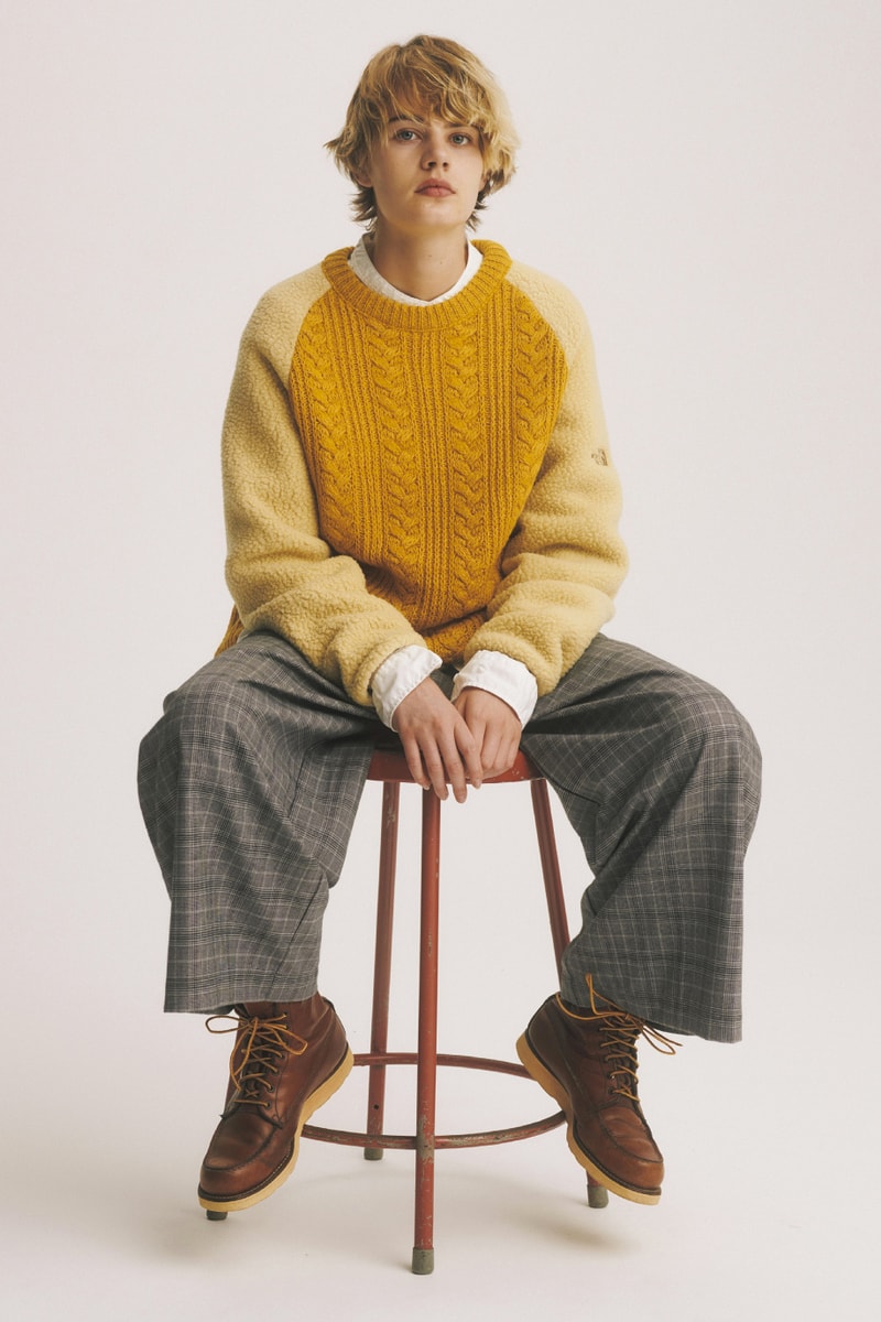 the north face purple label fall winter lookbook nanamica shearling parkas puffer jackets japanese fashion
