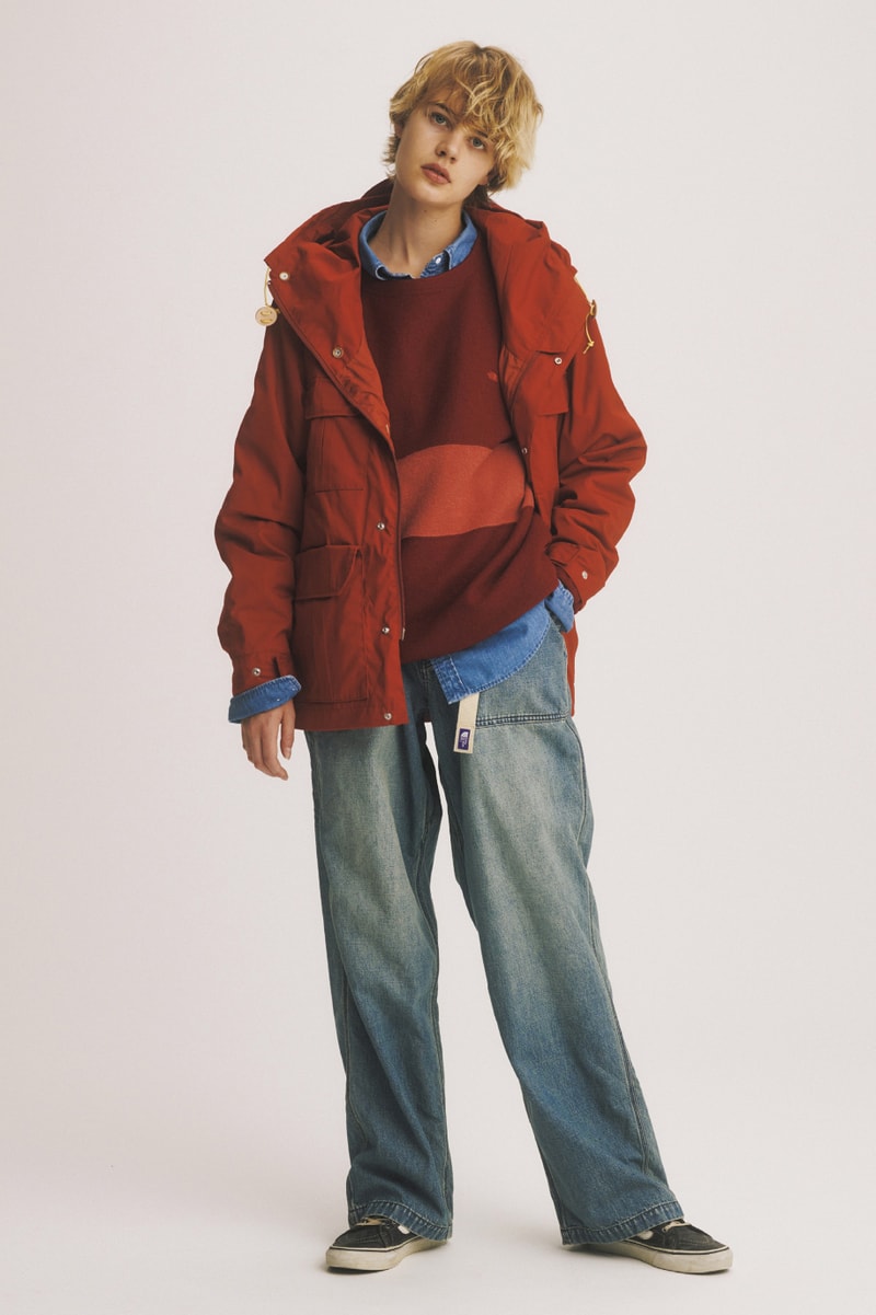 the north face purple label fall winter lookbook nanamica shearling parkas puffer jackets japanese fashion