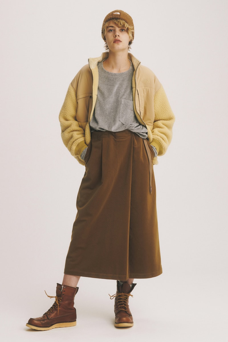 the north face purple label fall winter lookbook nanamica shearling parkas puffer jackets japanese fashion