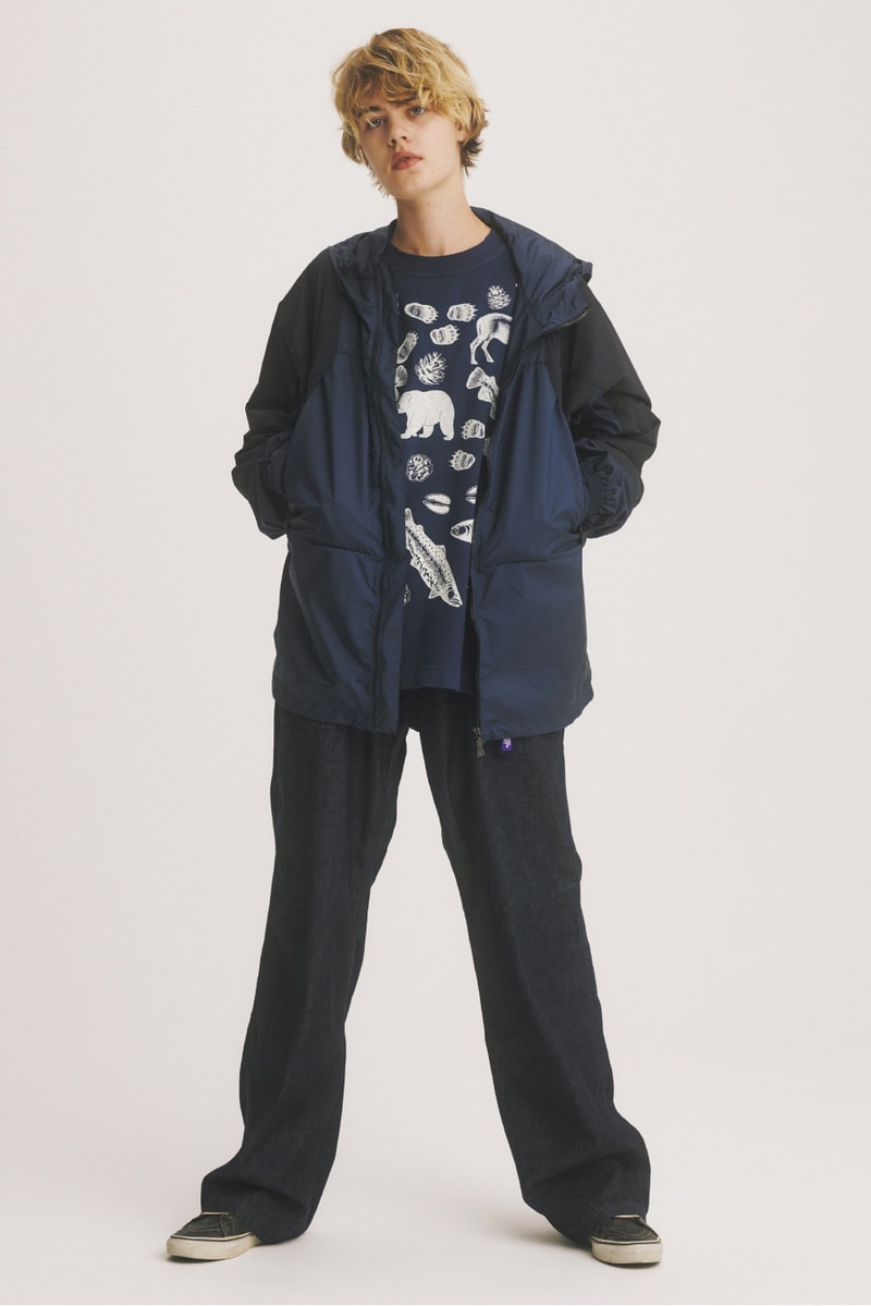 the north face purple label fall winter lookbook nanamica shearling parkas puffer jackets japanese fashion