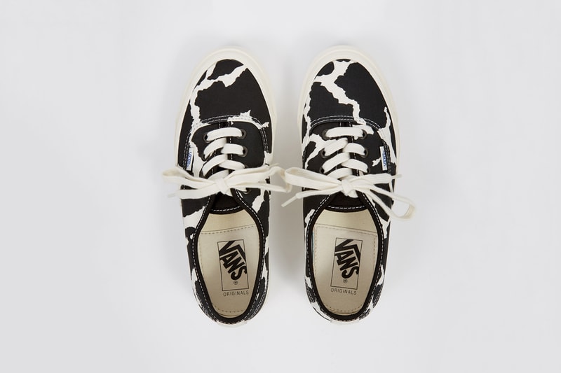 Vans Vault OG Authentic LX Cow Black White