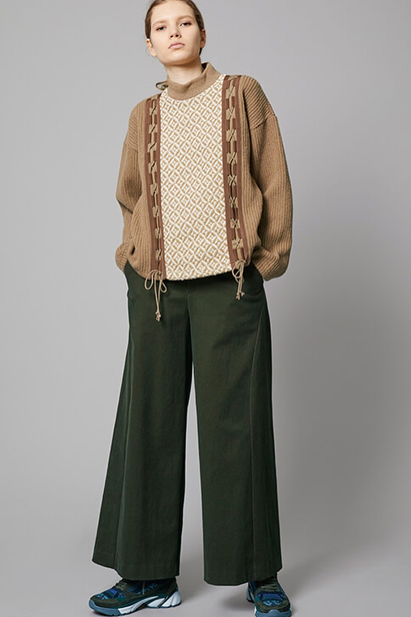 white mountaineering fall winter 2018 fw18 collection japanese label sweaters jackets skirts
