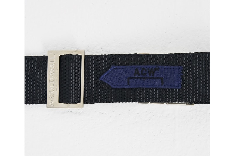 A Cold Wall Samuel Ross Belt Nylon Webbing Belt Accessory Buckle Utility Belt Silver Purple
