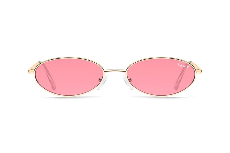 Q/A Australia Pink Lens Metal Frame Sunglasses Pink Frame Sunglasses | Trend-Forward Pink Lens Styles – QUAY main image 2