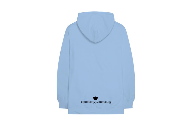 Ariana Grande x NICOPANDA 'Sweetener' Merch Hoodie Exclusive Album Merchandise Collection Pink Blue