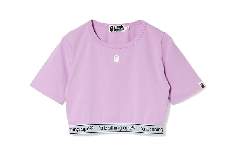 BAPE APE Head Short Tee Purple